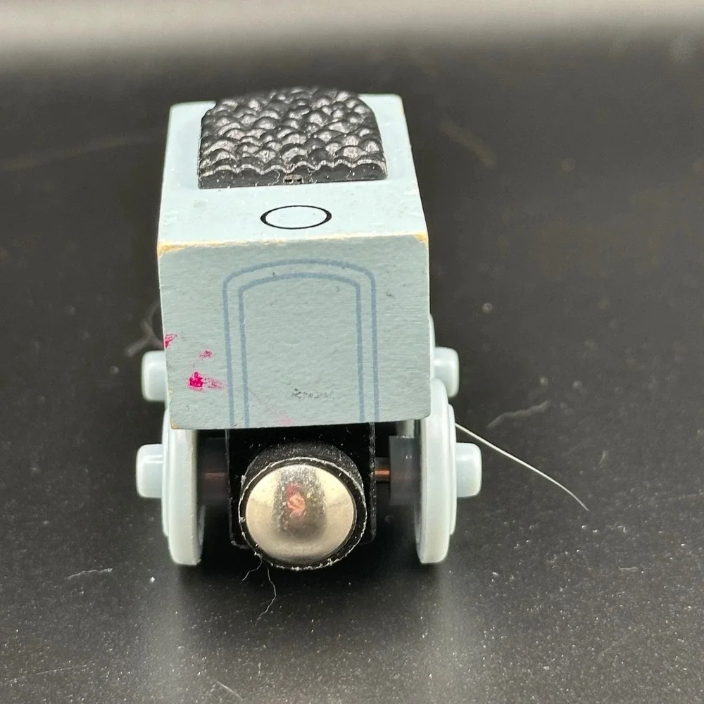 Thomas Wooden Railway Spencer's Tender Silver Coal Car 2003 Learning Curve Train